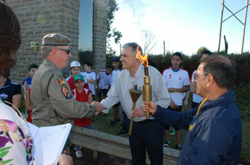 Foto - CHEGADA DO FOGO SIMBÓLICO