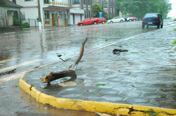 Foto - chuva e vento estragos