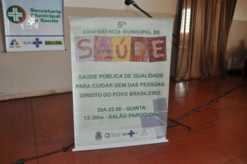 Foto - CONFERÊNCIA DE SAÚDE