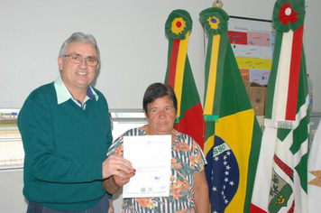 Foto - Entrega de Módulos Sanitários