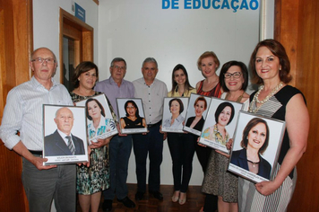 Foto - Inauguração da Galeria de Ex-secretários de Educação