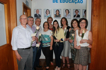 Foto - Inauguração da Galeria de Ex-secretários de Educação