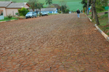 Foto - Inicio do asfalto na Getulio Vargas