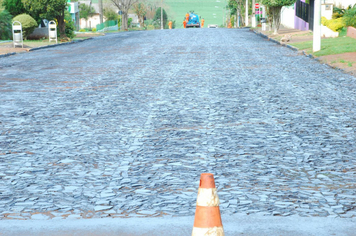 Foto - Inicio do asfalto na Getulio Vargas