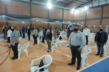 Foto - Investimento superior a R$ 600 mil propicia entrega de Ginásio a Escola Municipal