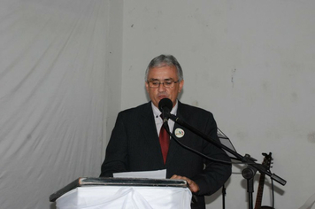 Foto - Lançamento do Carimbo Postal - Cinquentenário de Pejuçara