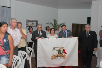 Foto - Lançamento do Carimbo Postal - Cinquentenário de Pejuçara