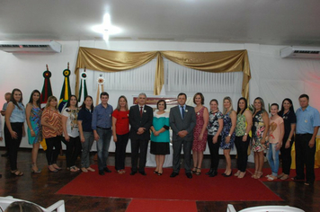 Foto - Lançamento do Carimbo Postal - Cinquentenário de Pejuçara