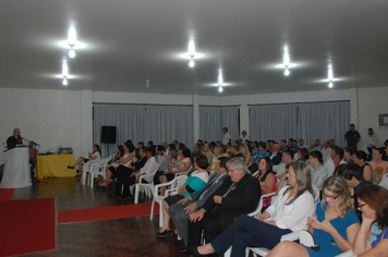 Foto - Lançamento do Carimbo Postal - Cinquentenário de Pejuçara