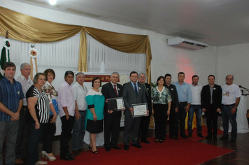 Foto - Lançamento do Carimbo Postal - Cinquentenário de Pejuçara