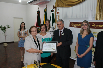 Foto - Lançamento do Carimbo Postal - Cinquentenário de Pejuçara