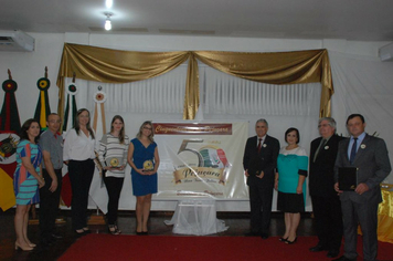 Foto - Lançamento do Carimbo Postal - Cinquentenário de Pejuçara