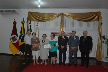 Foto - Lançamento do Carimbo Postal - Cinquentenário de Pejuçara