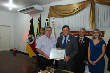 Foto - Lançamento do Carimbo Postal - Cinquentenário de Pejuçara