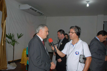 Foto - Lançamento do Carimbo Postal - Cinquentenário de Pejuçara