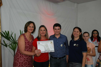 Foto - Lançamento do Carimbo Postal - Cinquentenário de Pejuçara