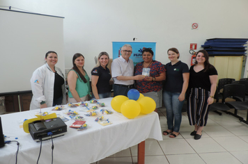 Foto - Núcleo de apoio a atenção básica faz amigo oculto no encerramento das atividades de 2020