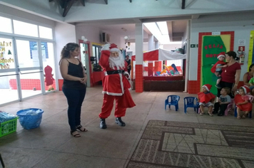 Foto - O Papai Noel já chegou na EMEI Maria Schuster