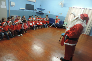 Foto - O Papai Noel já chegou na EMEI Maria Schuster