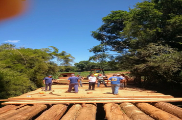 Foto - Parceria entre Pejuçara e Panambi revitaliza ponte na localidade de Pedreira