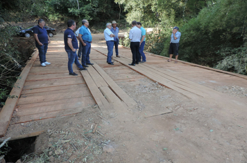 Foto - Parceria entre Pejuçara e Panambi revitaliza ponte na localidade de Pedreira
