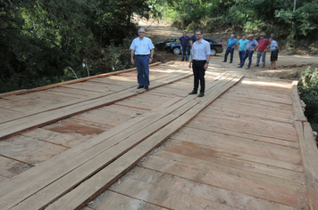 Foto - Parceria entre Pejuçara e Panambi revitaliza ponte na localidade de Pedreira