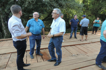 Foto - Parceria entre Pejuçara e Panambi revitaliza ponte na localidade de Pedreira