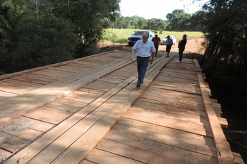 Foto - Parceria entre Pejuçara e Panambi revitaliza ponte na localidade de Pedreira