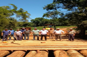 Foto - Parceria entre Pejuçara e Panambi revitaliza ponte na localidade de Pedreira