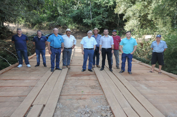 Foto - Parceria entre Pejuçara e Panambi revitaliza ponte na localidade de Pedreira