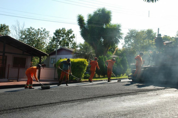 Foto - Pavimentação da rua Alcides Linassi