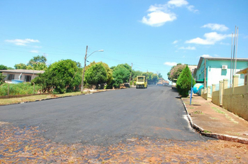 Foto - Pavimentação da rua Alcides Linassi