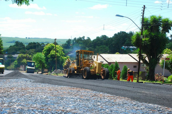 Foto - Pavimentação da rua Alcides Linassi