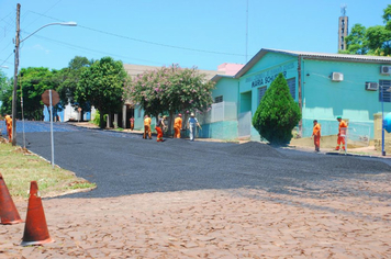 Foto - Pavimentação da rua Alcides Linassi