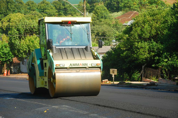 Foto - Pavimentação da rua Alcides Linassi