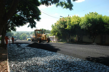 Foto - Pavimentação da rua Alcides Linassi