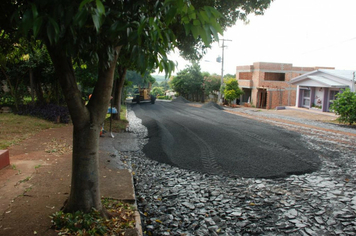 Foto - Pavimentação da rua Alcides Linassi