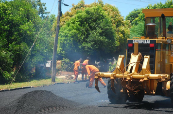 Foto - Pavimentação da rua Alcides Linassi