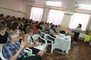 Foto - Prefeito participa de reuniões de abertura do ano letivo na EMP, EMEI E CEPIB