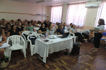 Foto - Prefeito participa de reuniões de abertura do ano letivo na EMP, EMEI E CEPIB