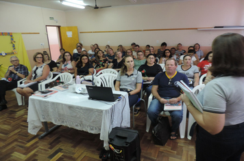 Foto - Prefeito participa de reuniões de abertura do ano letivo na EMP, EMEI E CEPIB