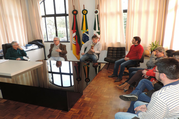 Foto - Prefeito recebe Deputado Federal Pedro Westphalen