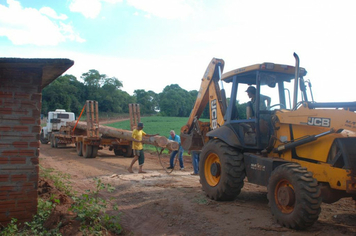 Foto - Reconstrução da Ponte da Linha Pedreira