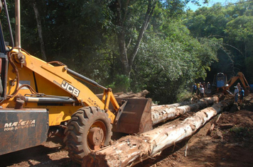 Foto - Reconstrução da Ponte da Linha Pedreira