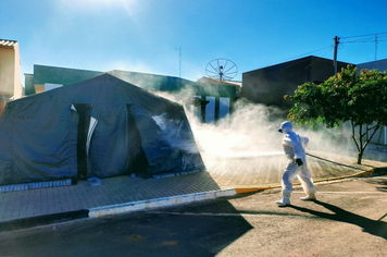 Foto - Sanitização preventiva é realizada em mais de 40 locais públicos de Pejuçara