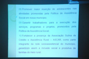 Foto - V CONFERÊNCIA_Assistência Social