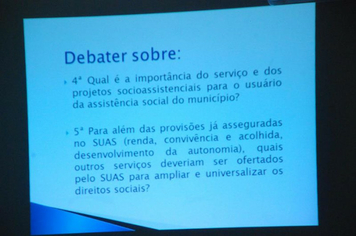 Foto - V CONFERÊNCIA_Assistência Social