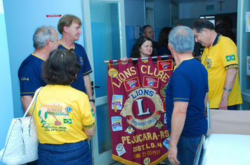 Foto - visita GOVERNADOR DO LIONS