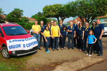 Foto - visita GOVERNADOR DO LIONS