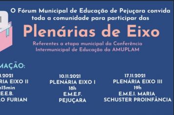 Continuidade da conferência Intermunicipal de educação da Amuplam